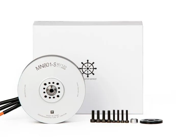 TMotor MN801-S IP45 Multirotor Fixed Wing UAV Motor (KV120 / KV150) TMotor MN801-S IP45 Multirotor Fixed Wing UAV Motor (KV120 / KV150)