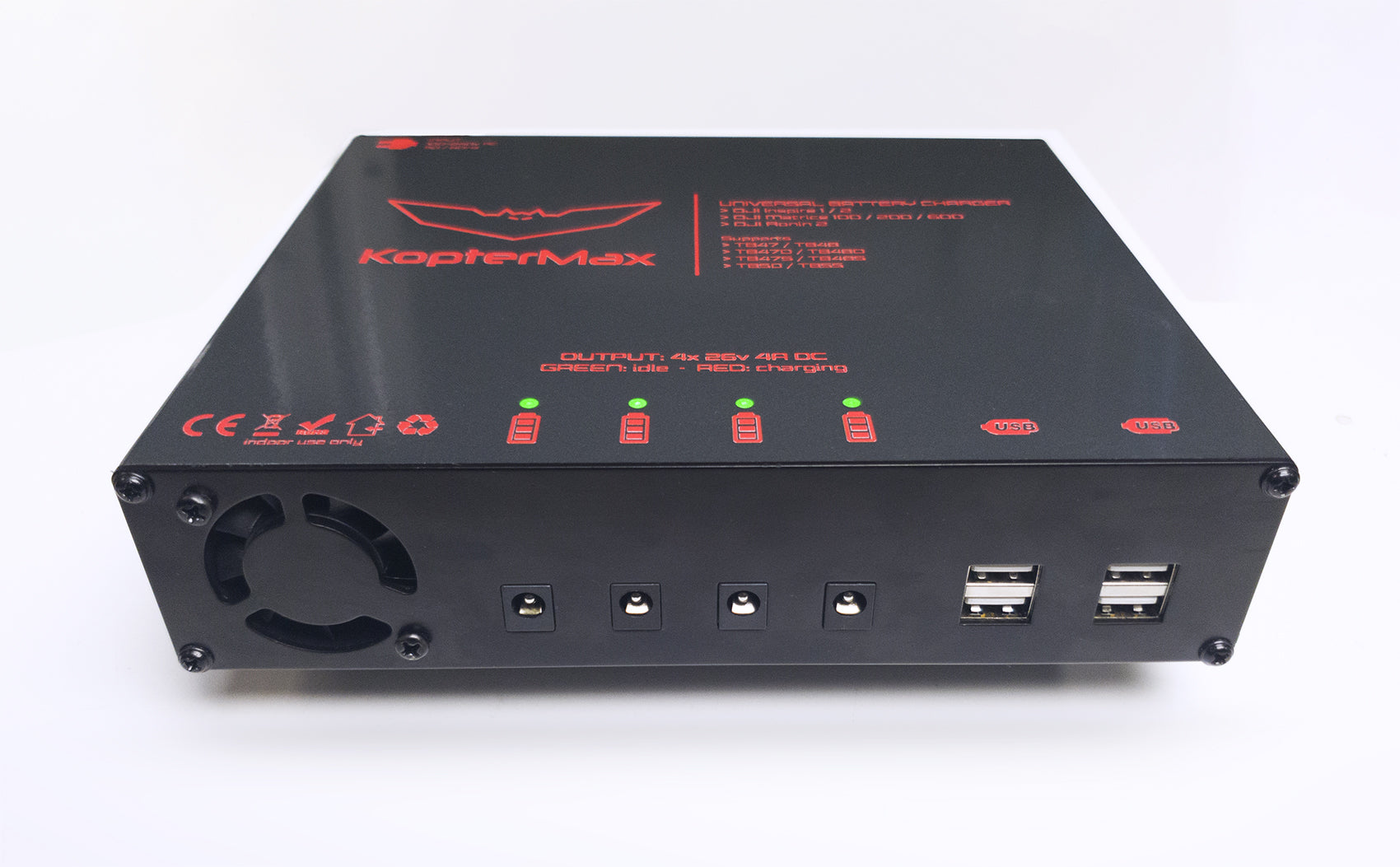 KopterMax battery charger for DJI Inspire 1/2, Matrice 100/200/600 and Ronin 2 KopterMax battery charger for DJI Inspire 1/2, Matrice 100/200/600 and Ronin 2