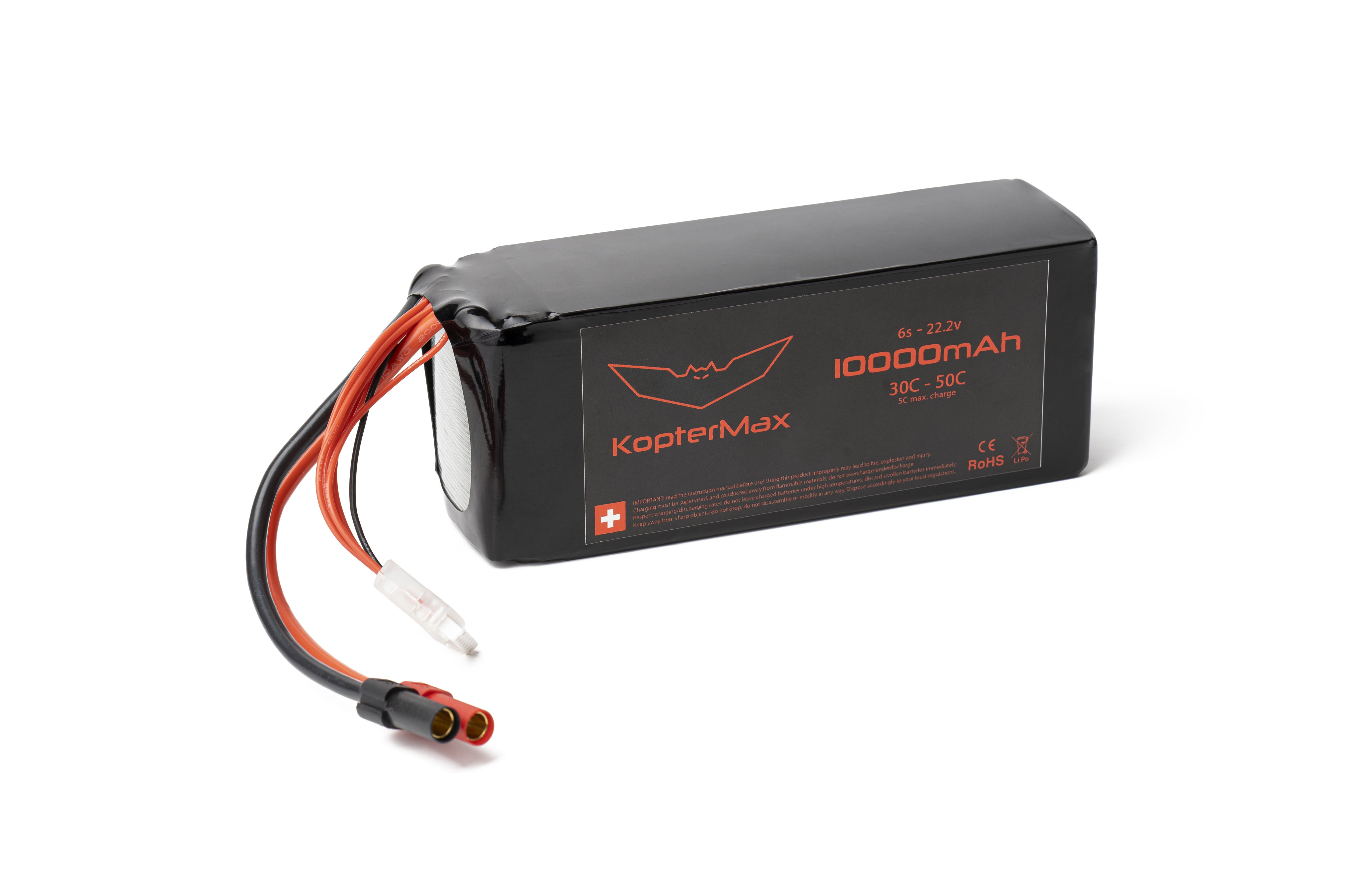 KopterMax LiPo battery - 6s 10000mAh 30-50C KopterMax LiPo battery - 6s 10000mAh 30-50C