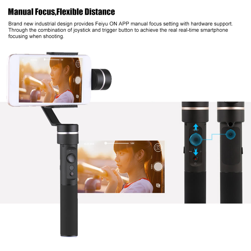 FeiyuTech SPG NEW VERSION - 3 Axis Splash Proof Smartphone & GoPro Handheld Gimbal Stabilizer FeiyuTech SPG NEW VERSION - 3 Axis Splash Proof Smartphone & GoPro Handheld Gimbal Stabilizer