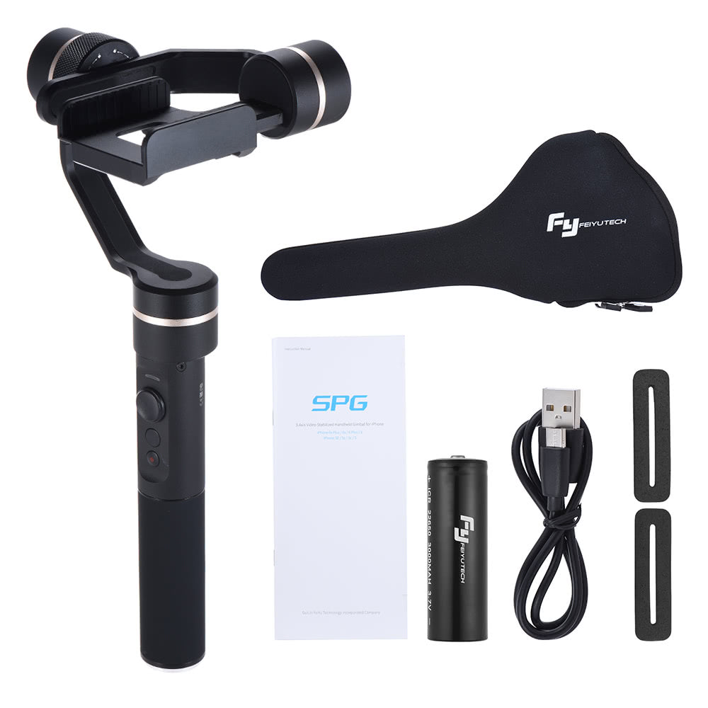 FeiyuTech SPG NEW VERSION - 3 Axis Splash Proof Smartphone & GoPro Handheld Gimbal Stabilizer FeiyuTech SPG NEW VERSION - 3 Axis Splash Proof Smartphone & GoPro Handheld Gimbal Stabilizer