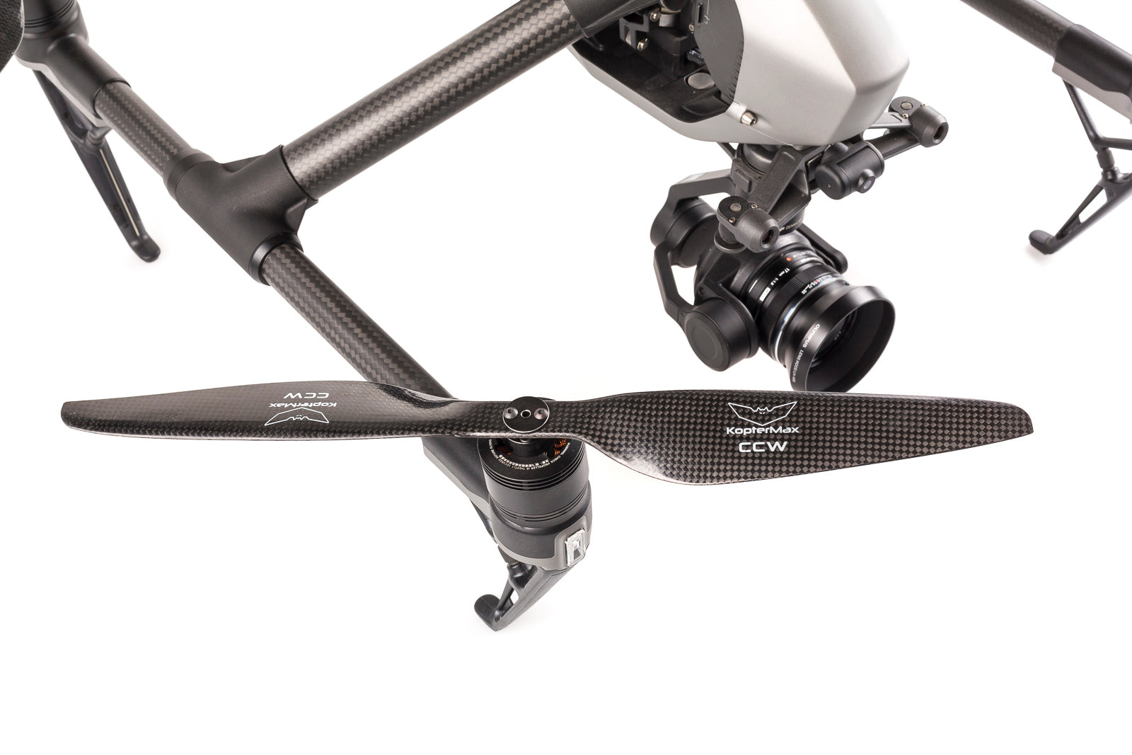 Carbon Fiber propeller adapters for DJI Inspire 2 drone