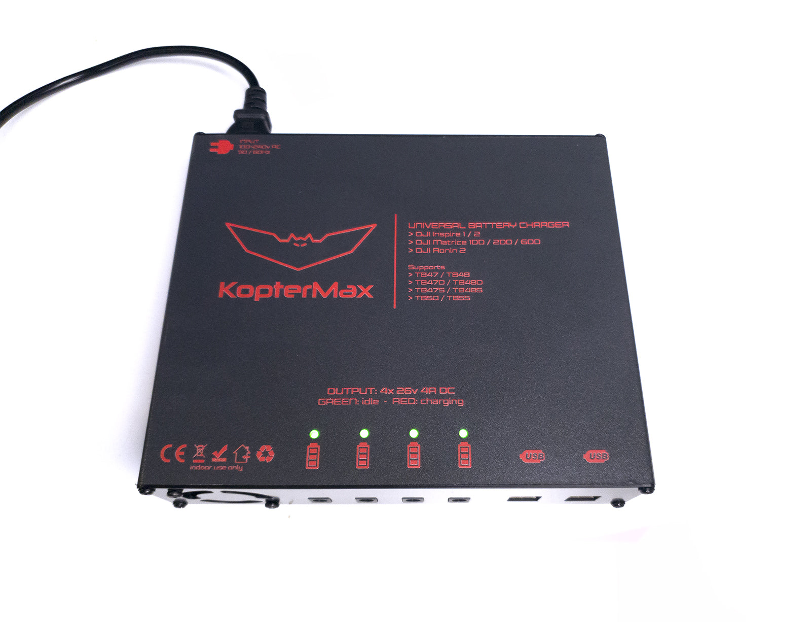 KopterMax battery charger for DJI Inspire 1/2, Matrice 100/200/600 and Ronin 2